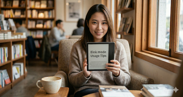 How to navigate webpages in Eink Mode fullscreen